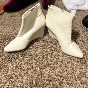 White booties